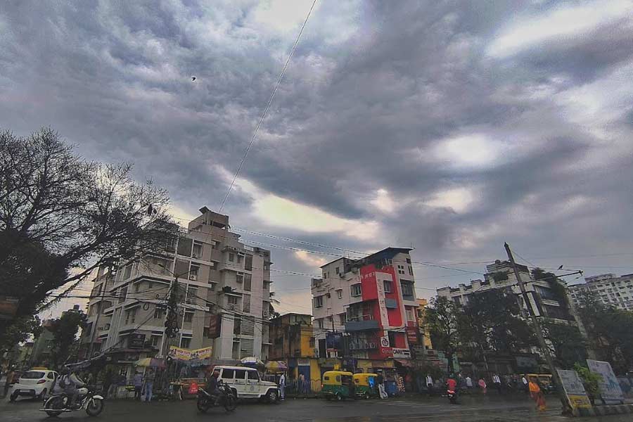 Overcast skies greeted Kolkatans on Thursday morning