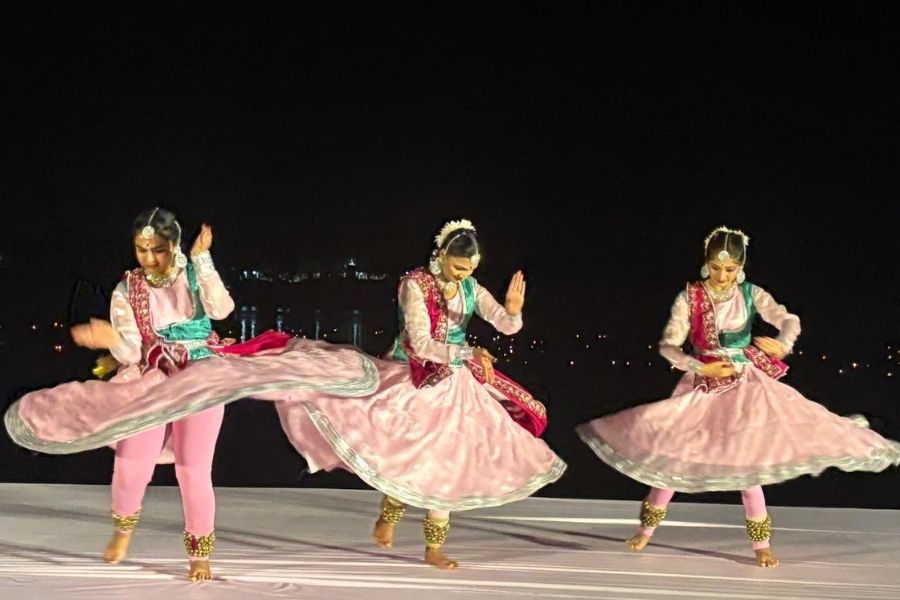 A kathak performance by the riverside