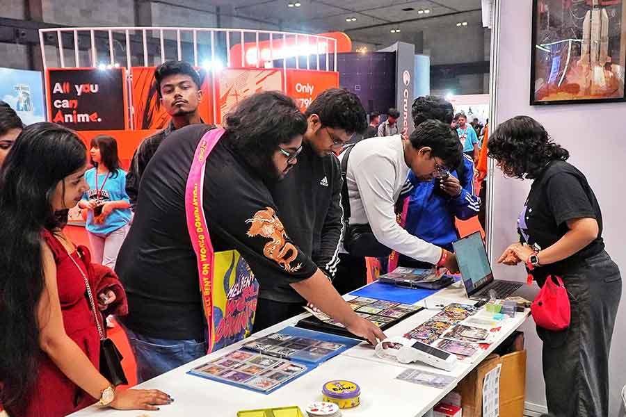 For Trading Card Games (TCG) enthusiasts, Bored Game Company was the ultimate destination. Whether you’re into Pokémon or One Piece, their collection of collector’s edition boxes and rare trading cards was a sight you could not miss. ‘We have a bunch of people who keep ordering from us from all around India, and Kolkata is one of the places that we get a lot of orders from. So, we thought when we come here for Comic Con, we'll definitely bring our TCG collection to share with them,' said Murtaza, co-founder of Bored Game Company, adding that Pokémon cards are the most sought-after among Indian collectors