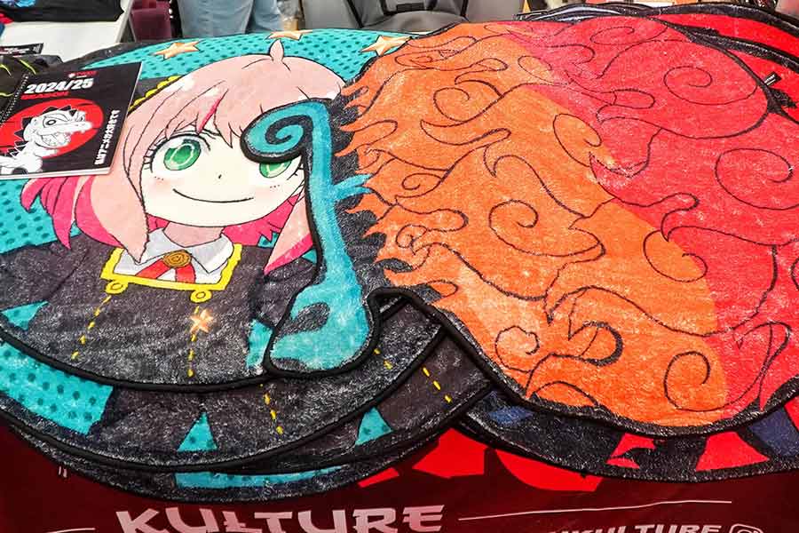 For those looking to transform their room with anime-inspired decor, Otaku Kulture had an irresistible collection. Their Spy x Family-themed Anya rugs, One Piece’s Ace’s devil fruit-shaped mats, Naruto desk mats and quirky stickers made them a fan-favourite