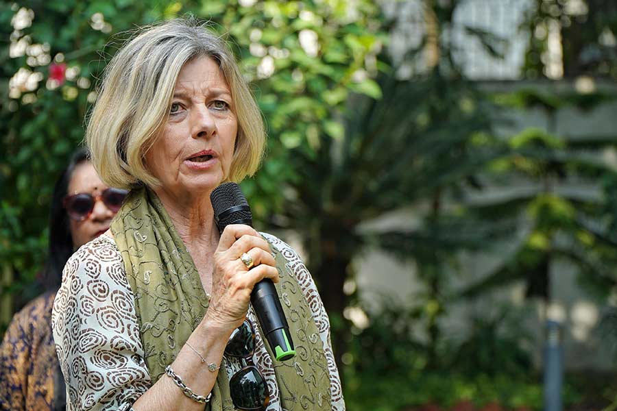 Expressing excitement about visiting Kolkata for the first time, Maria Letizia Peliti said: ‘It’s such a great experience for me. I’ve been waiting for a long time to come to Kolkata. In 2020, I tried but unfortunately, there was COVID. So it had to be postponed. But here I am today, and it makes me emotional thinking of my great-grandfather who came here a long time ago and started this business. I feel close to him’