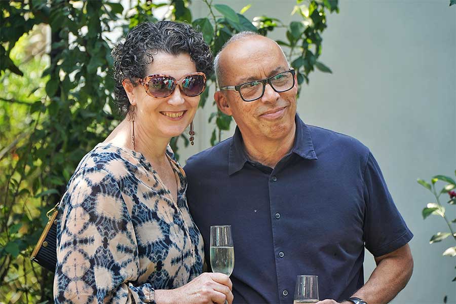 Kathy Giles-Diaz, US consul-general to Kolkata, and her husband Miguel Diaz