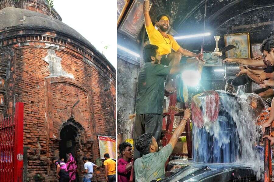 Shivratri at 300-year-old Durgeshwar Shiv Mandir in Nimtala