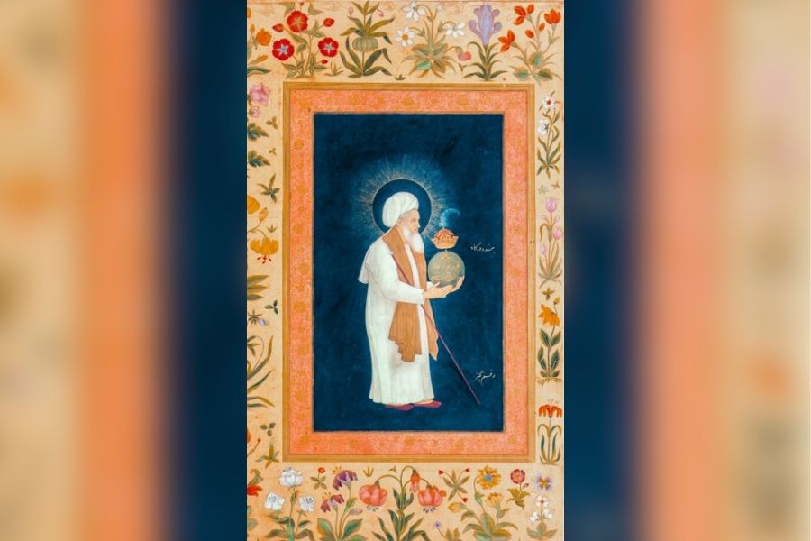 An imaginary portrait of Mu’in al-Din Chishti (1143-1236)