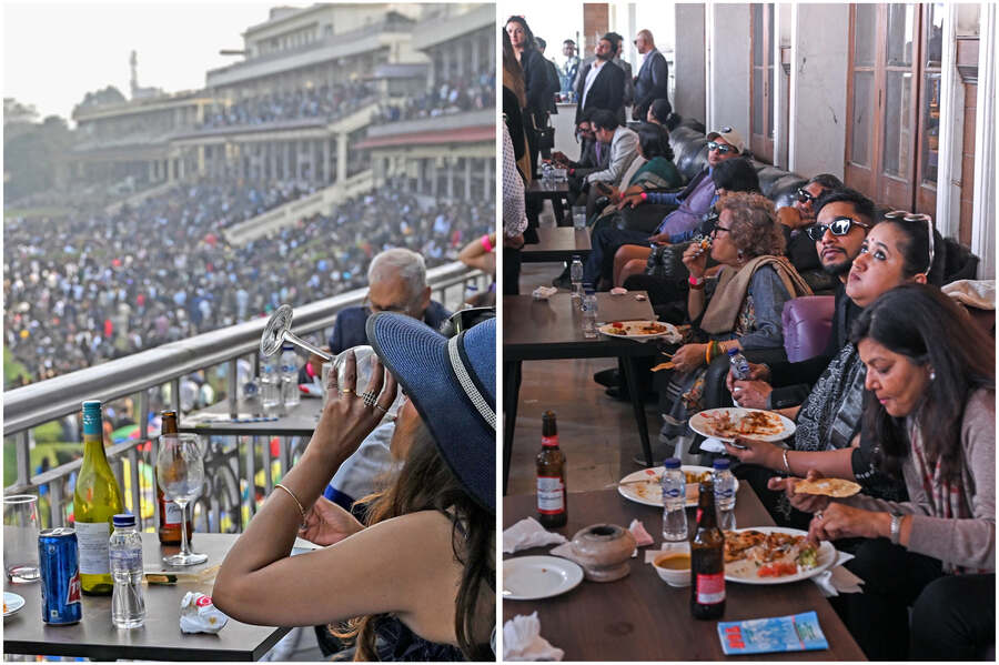 Sumptuous food and free-flowing spirits helped keep the visitors warm and merry in the holiday season