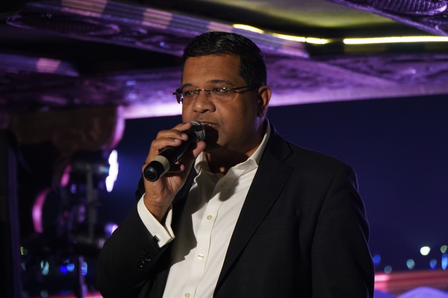 The event also saw the formal handover of the BHF presidency from outgoing president Suranjan Som (above) to new president Koushik Chatterjee (below)