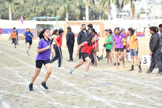 The sporting events featured a mix of track and field activities, including 100m, 200m, 400m, 800m, 1500m races, relay races, javelin throw, high jump, long jump and shot put