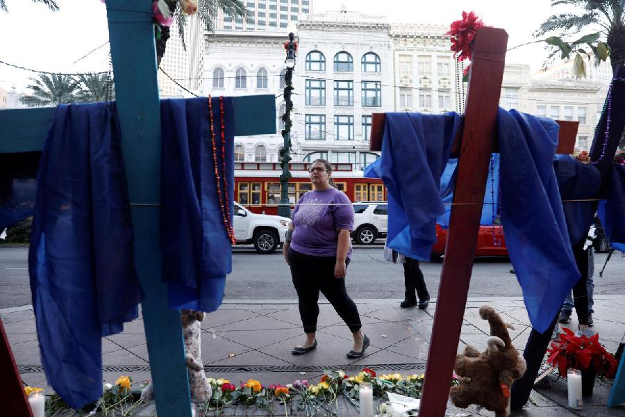 Countenance says it all. A cloud of sadness covers New Orleans, which will host Super Bowl LIX on February 9.