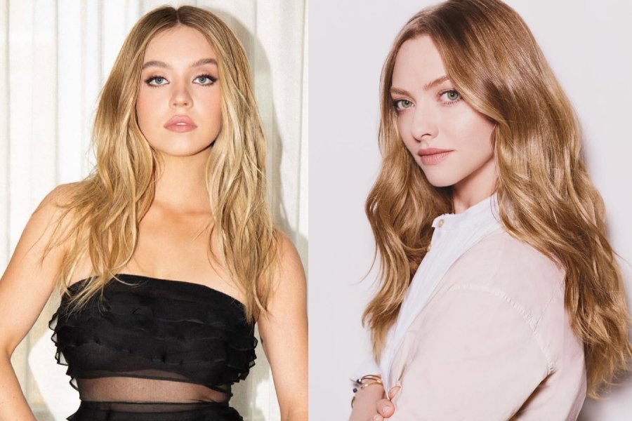 (left to right) Sydney Sweeney, Amanda Seyfried