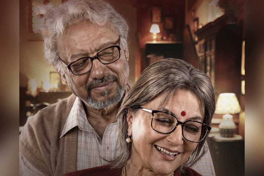 Anjan Dutt and Aparna Sen in Parambrata Chattopadhyay’s Ei Raat Tomar Amaar