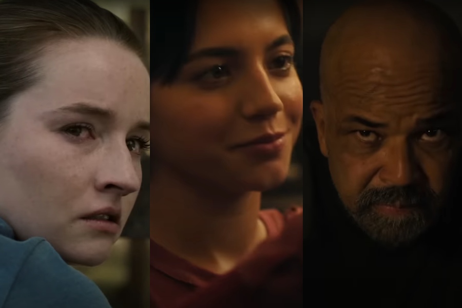 Kaitlyn Dever, Isabela Merced and Jeffrey Wright in The Last of Us Season 2.