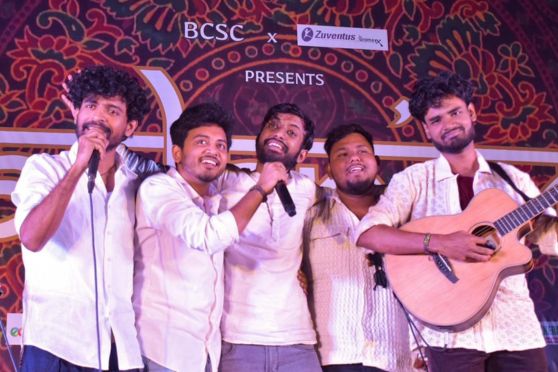 The event concluded with a soulful performance by the Shudhu Tomakei Bhalobese Collective.