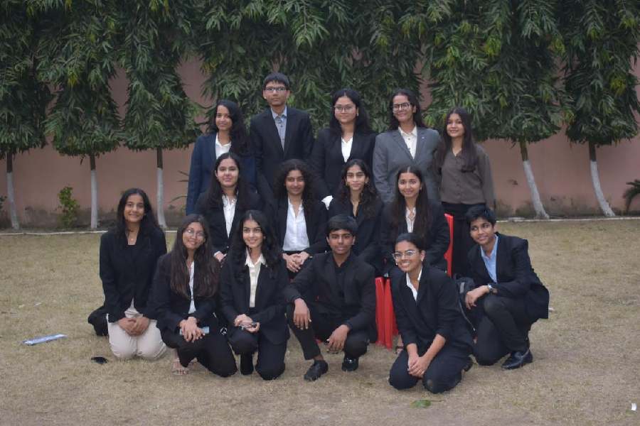 Around 160 students from different schools took part in a Model United Nations (MUN) organised by Lakshmipat Singhania Academy (LSA) on November 28 and 29.