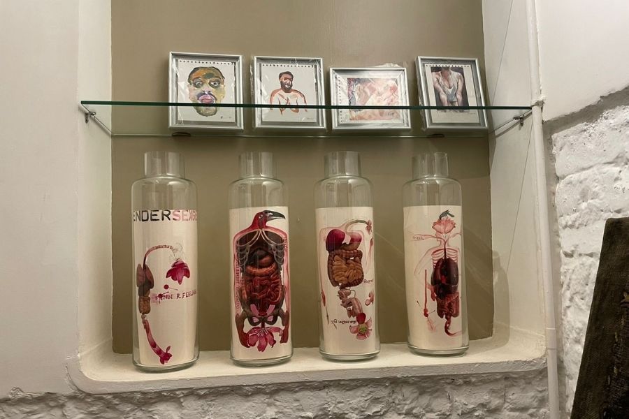 Their partner, Delhi-based Anup Let, shared two pieces, ‘Scent’ and ‘Botanical Perspective’. They said, “This exhibition has been like a kaleidoscope of queer experiences, with vibrant artworks telling stories of resilience. It will remain etched as a memory of hope, solidarity and beauty in my heart.”