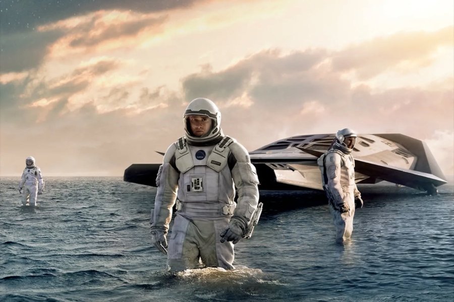 A poster of Interstellar