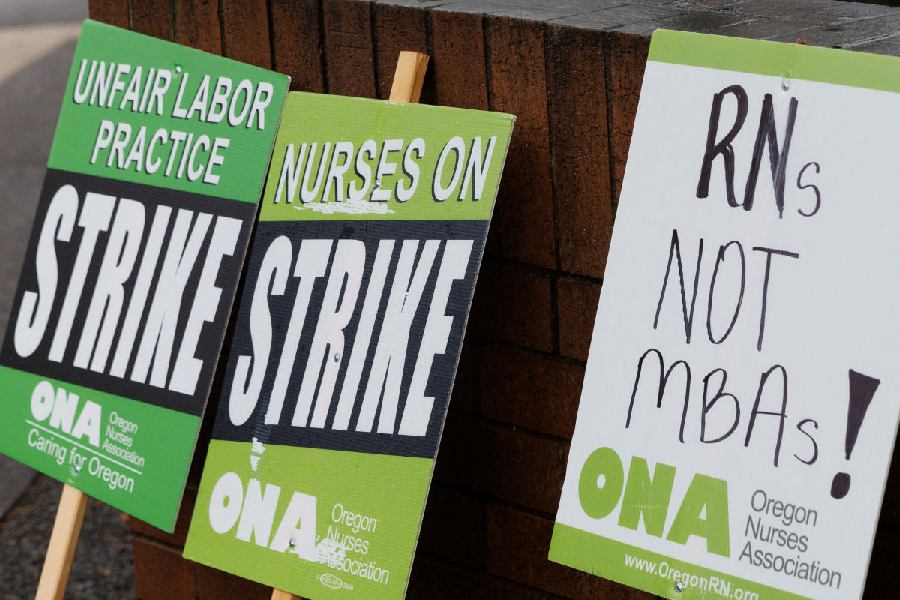 'When healthcare workers are asked to do more with less, patient lives are at stake. Providence has pushed nurses, doctors and other healthcare professionals to work under unsafe staffing conditions,' Oregon Nurses Association declared on their website.