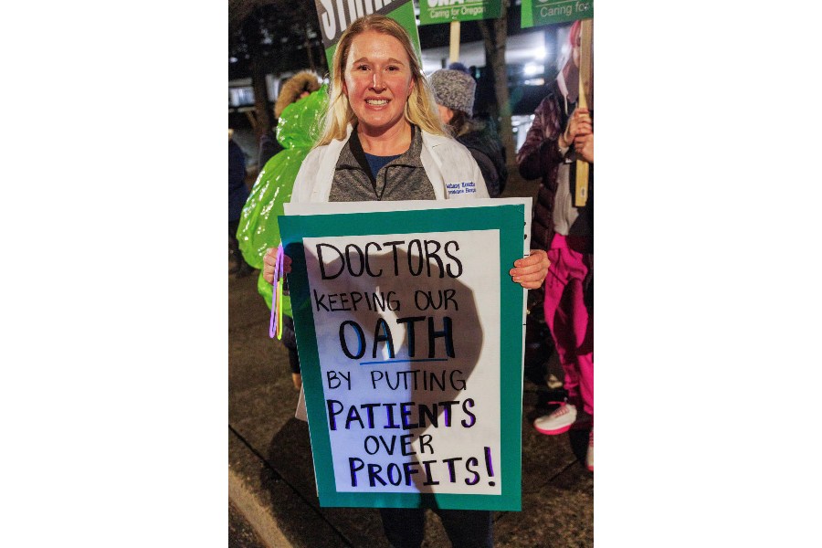  The preservation of “vital services” by “avoiding sales to for-profit private equity firms that harm patient outcomes" is one of the issues raised by the Oregon Nurses Association.