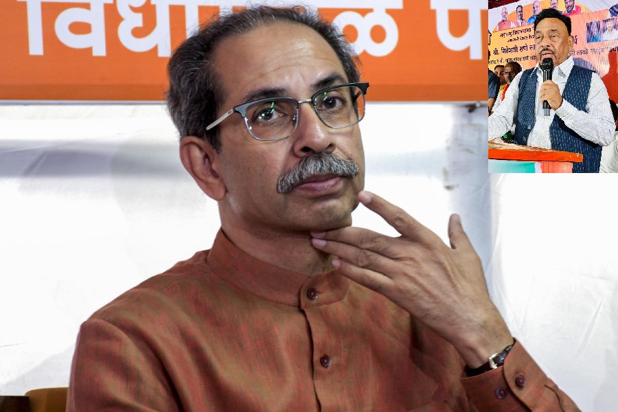 Shiv Sena (UBT) chief Uddhav Thackeray during a press conference, in Nagpur, Tuesday, Dec. 17, 2024.