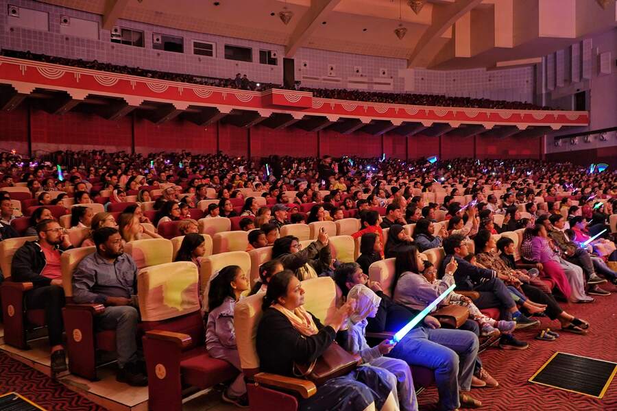 The audience was left on the edge of their seats through the 22 acts performed over close to two hours