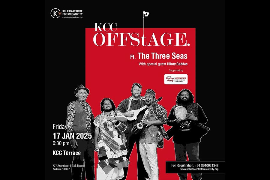 The Three Seas to perform in Kolkata at KCC