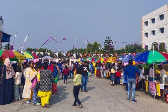 The opening day saw the school come alive with colorful stalls offering delectable cuisines, creative crafts, and thrilling games. 