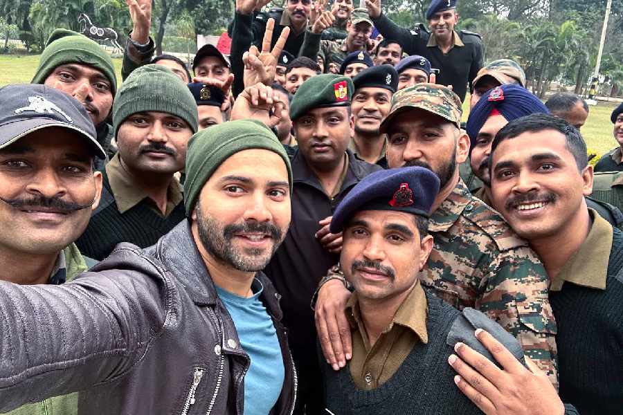 Varun Dhawan shared a selfie with Indian soldiers. “Honoring the real heroes of India this #ArmyDay. Proud to be with them,” wrote the 37-year-old actor, who is set to star in Anurag Singh’s Border 2.
