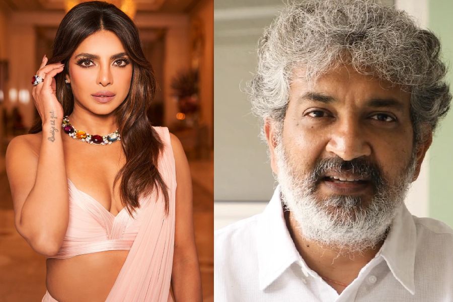 (L-R): Priyanka Chopra Jonas, SS Rajamouli