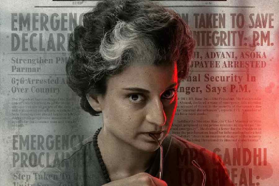 Kangana Ranaut as Indira Gandhi in Emergency