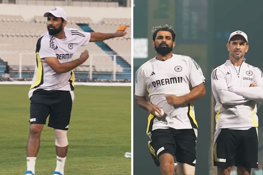 Shami practices ahead of India vs England