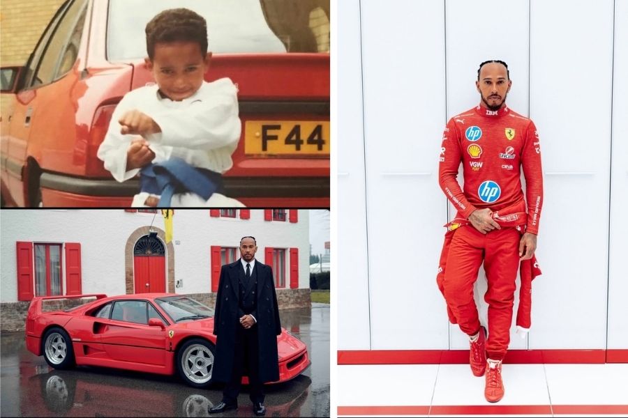 Lewis Hamilton’s first day at Ferrari’s Marnello base