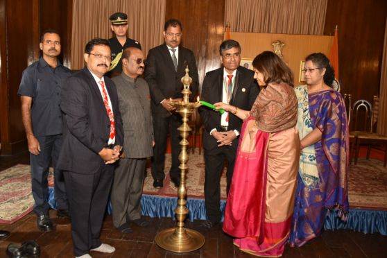 Lighting of the lamp marking the beginning of an insightful conclave.