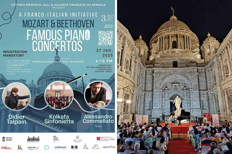 \\\\\\\'Mozart & Beethoven: Famous Piano Concertos\\\\\\\' at Victoria Memorial’s Durbar Hall