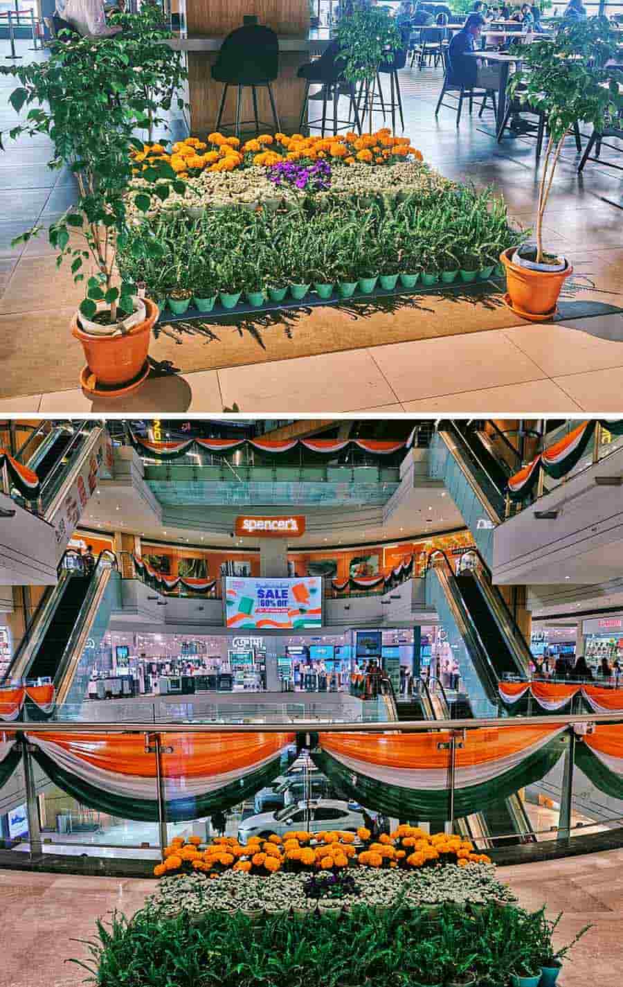 Acropolis Mall in Kasba’s Rajdanga is celebrating the nation’s Republic Day this year through a stunning Tricolour floral decoration, inspired by the Indian Flag. Vibrant saffron marigolds symbolise courage, pure white flowers that reflect peace, while lush green leaves represent prosperity. The arrangement balances tradition with creativity, blending texture and hues of nature to bring the patriotic spirit to life which remains grounded to our motherland, our soil. This offbeat homage through flowers transforms the space into a celebration of unity, resilience, and India’s rich heritage, reminding us of the ideals that bind us as a nation