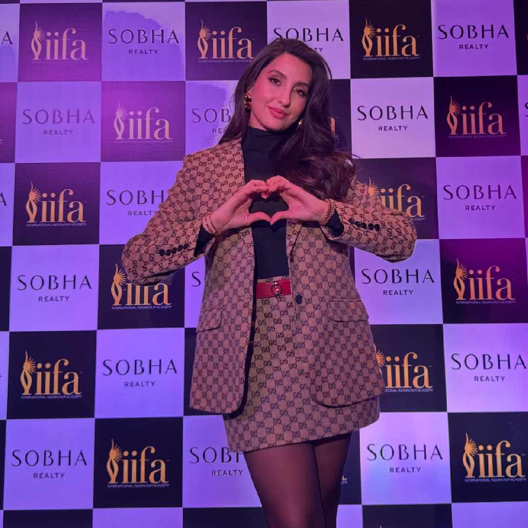 Nora Fatehi turned heads in a brown-and-black tweed co-ord set. The 32-year-old dancer-actress recently collaborated with American singer-songwriter Jason Derulo on the pop song Snake.  