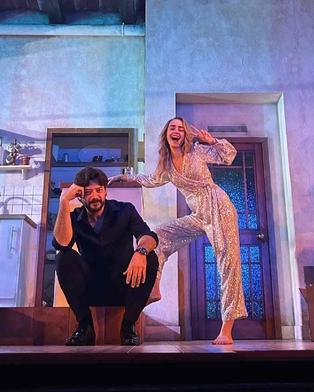 Emily in Paris star Lily Collins and Money Heist actor Álvaro Morte made their West End debut with Bess Wohl’s comedy Barcelona recently.