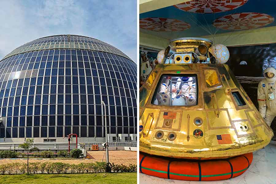 Solar Dome of India in Eco Park and Museum of Astronomy and Space Science in Mukundapur