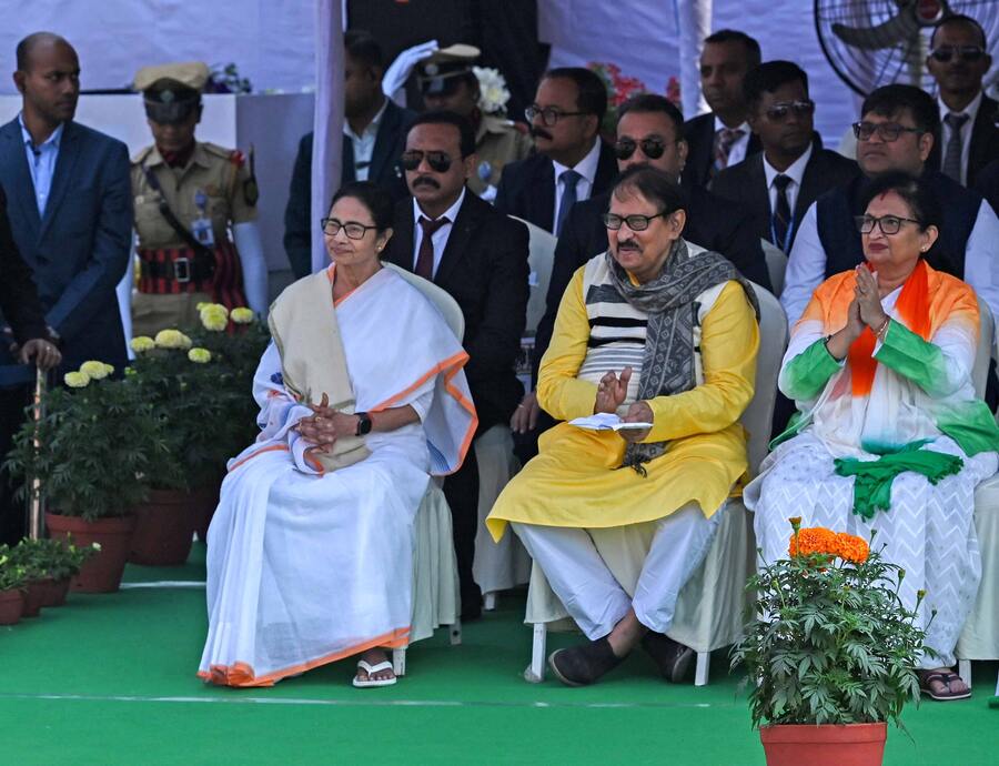Chief minister Mamata Banerjee was present at the event along with other ministers of the state