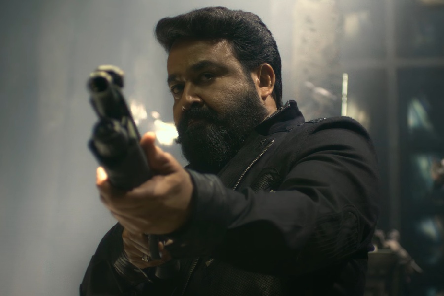 A still from Empuraan teaser featuring Mohanlal