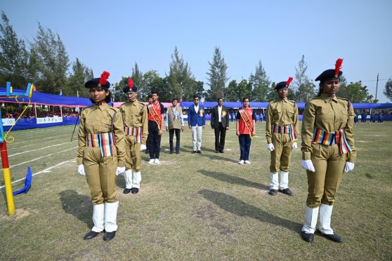 The day unfolded with several events that showcased students' physical prowess and discipline.