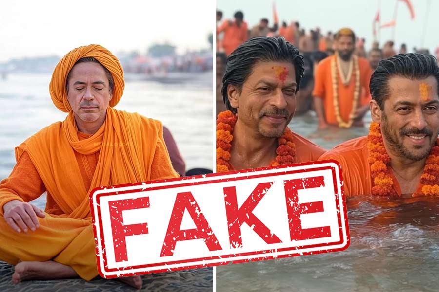 Fake photos of Bollywood, Hollywood celebrities at Mahakumbh