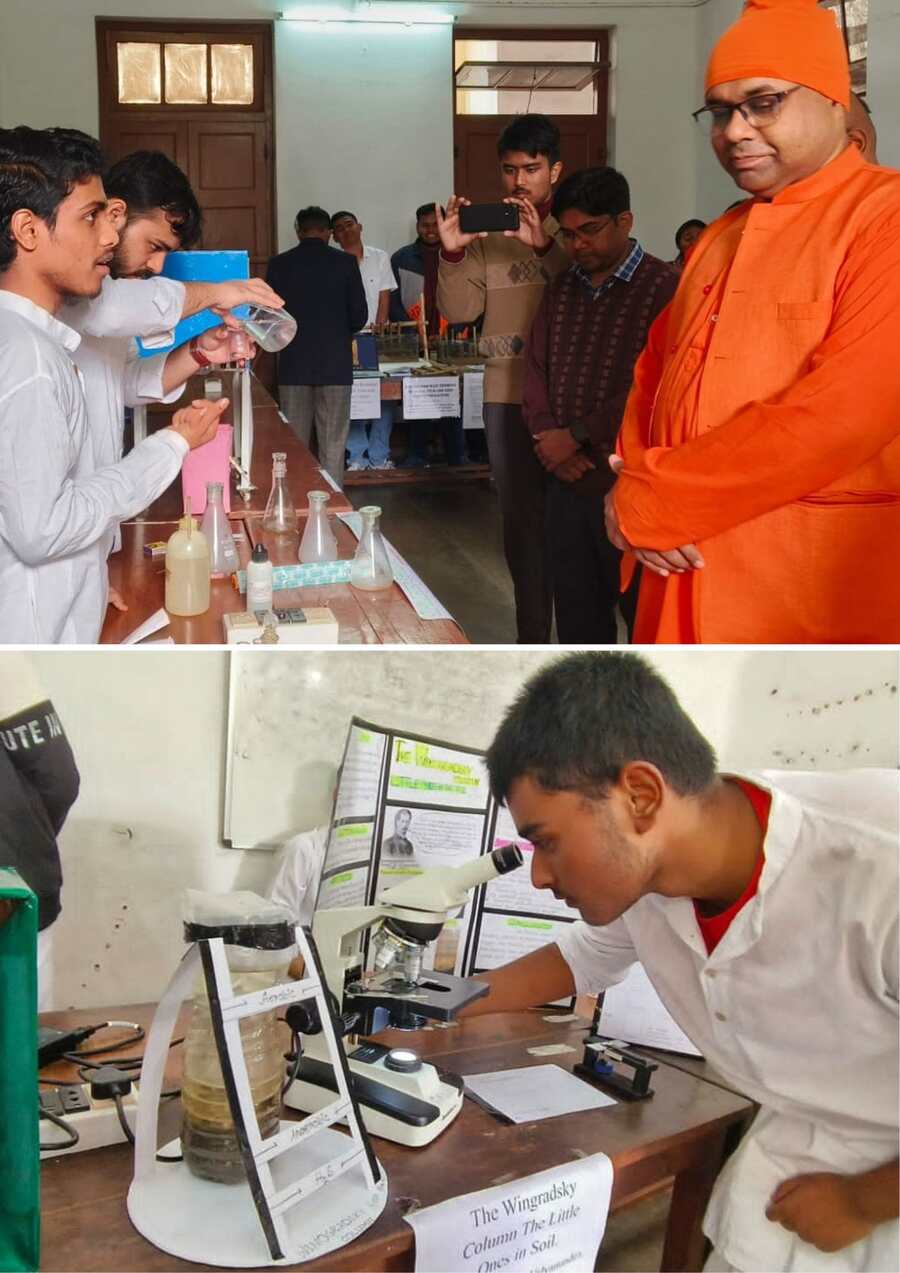 Ramakrishna Mission Vidyamandir, Belur Math, organised an inter-college science fair on Wednesday. Several students displayed their science models  