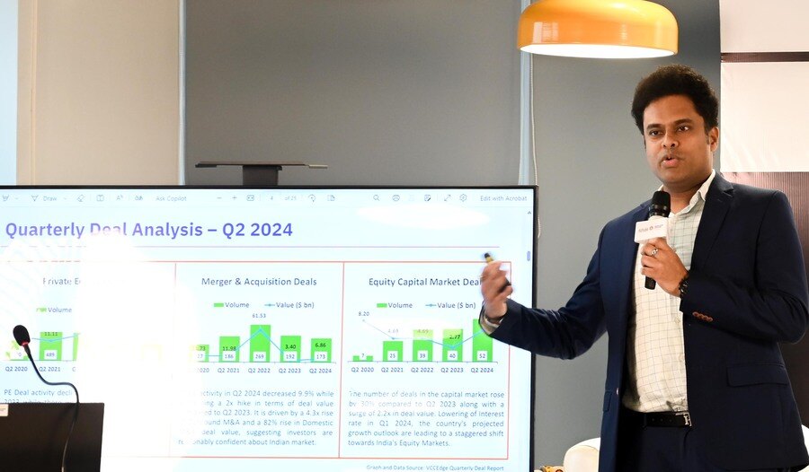 Following this was a session by CS Avik Gupta, senior manager of the National Stock Exchange (NSE). With over 17 years of expertise in finance and market regulations, Gupta talked about IPO compliances for small and medium-sized enterprises (SMEs), and more