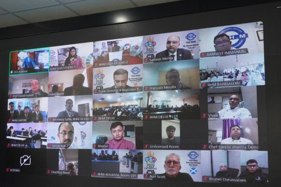 A virtual press conference was organised to discuss the upcoming competition.