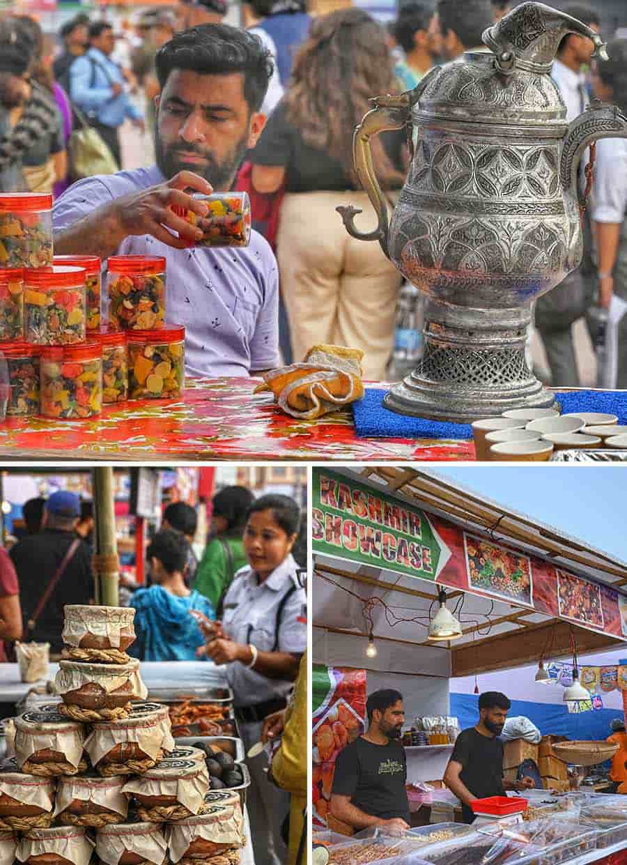 From Kashmiri delicacies, including kahwa to Bengal’s winter must patali gur,  readers visiting Kolkata Book Fair on its Day 2 tried cuisines of various kinds