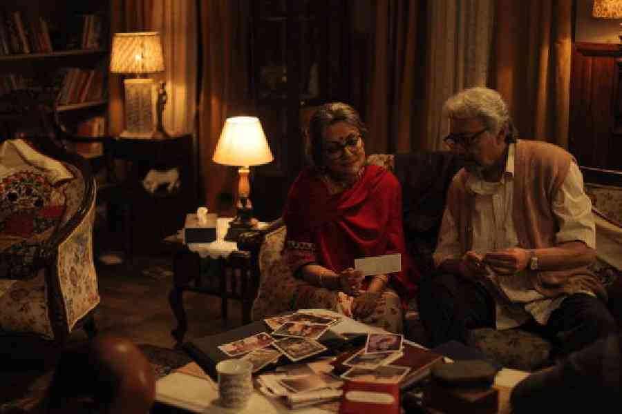 Anjan Dutt and Aparna Sen in ‘Ei Raat Tomar Amaar’