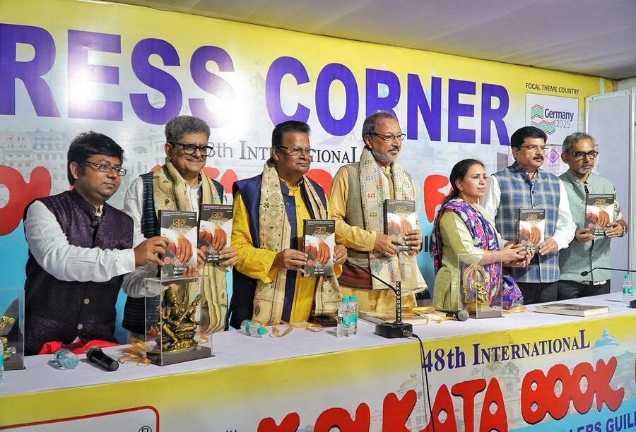 Nidhi Poddar and Sushil Poddar's book 'Blaze' was launched at the Kolkata International Book Fair on Friday evening  