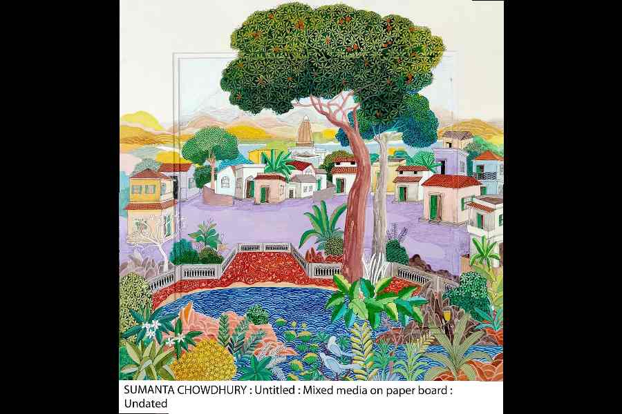 An artwork by Sumanta Chowdhury