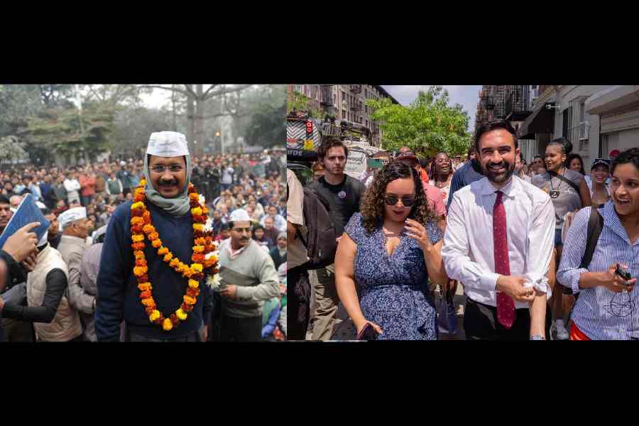 Arvind Kejriwal, Zohran Mamdani.