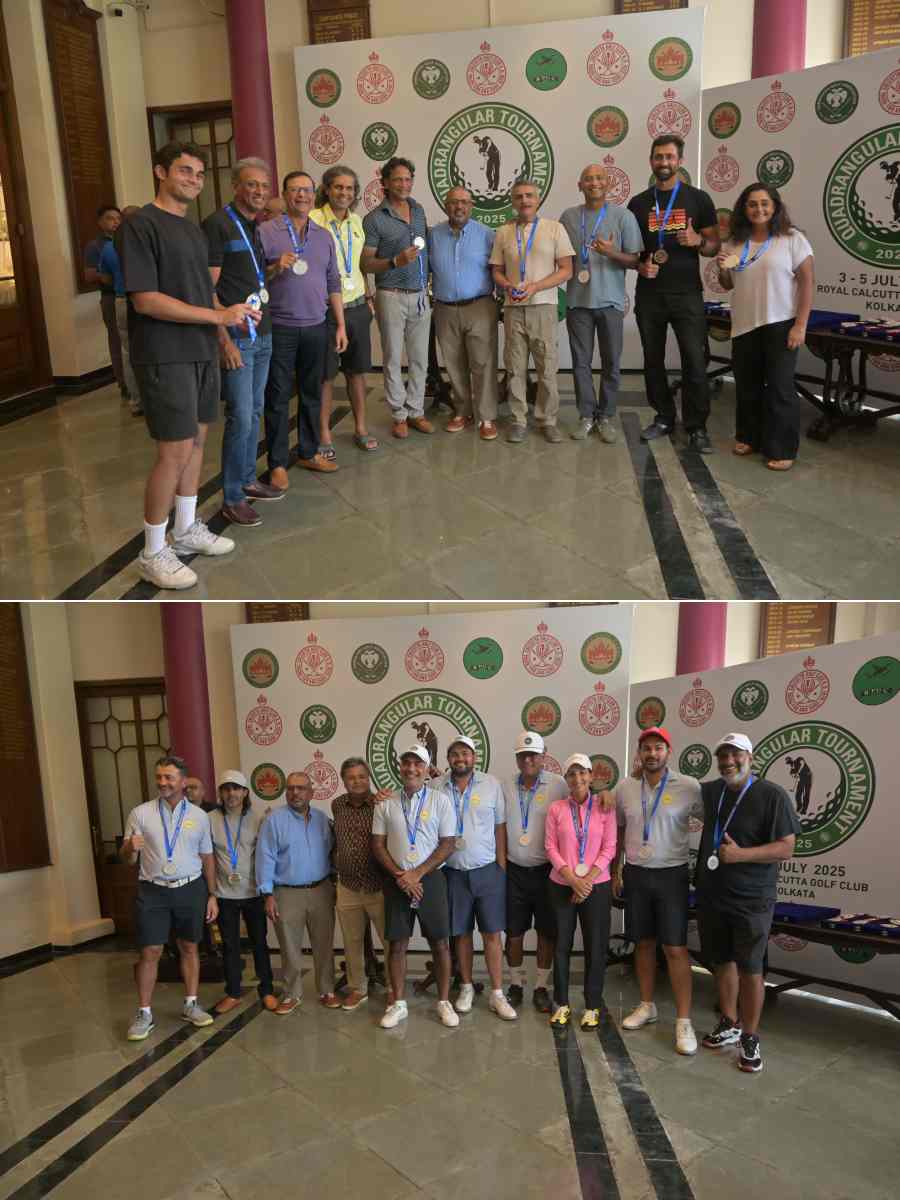 While (top) Bombay Presidency Golf Club were the runners-up in the Fellowship category, Delhi Golf Club placed second in the Main segment