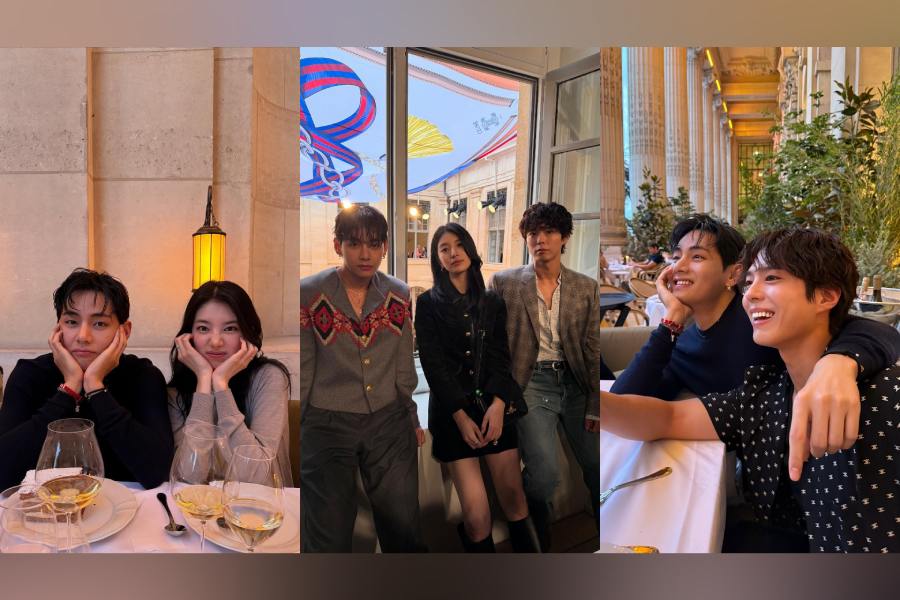 K-pop and K-drama stars in Paris